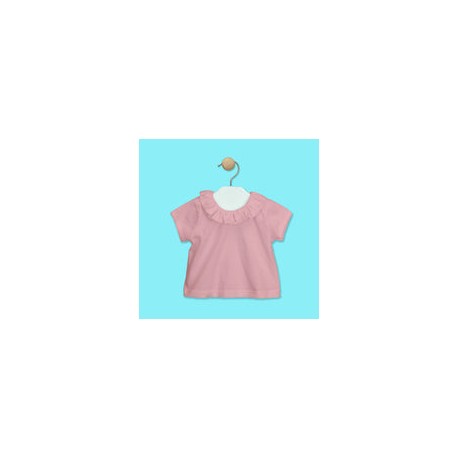 Blusa de manga corta - Rosa