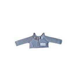 Cardigan Corto Draw Gris