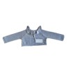 Cardigan Corto Draw Gris