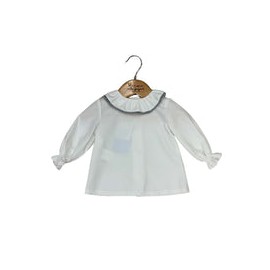 Blusa Básica Volante Gris