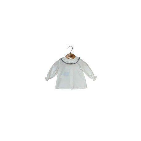 Blusa Básica Volante Gris