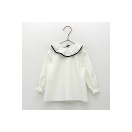 Blusa Básica Volante Marino